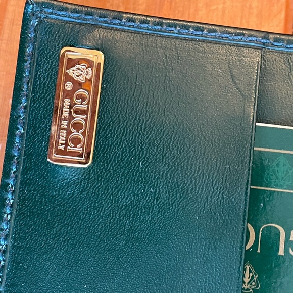 Gucci green Leather wallet set - Picture 9 of 12